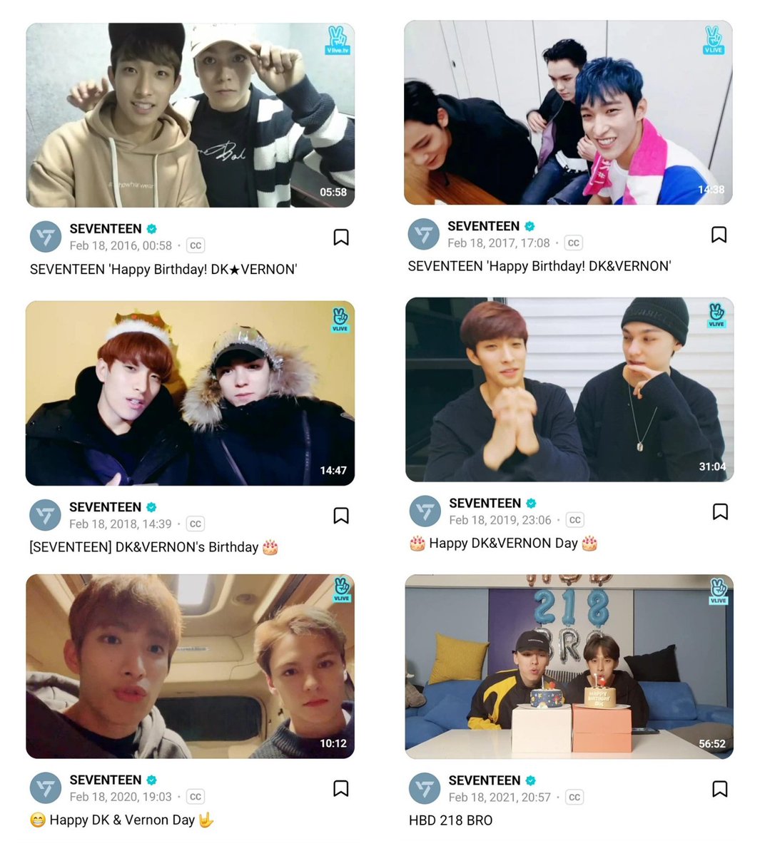 svtnserenade's tweet photo. this is what i will miss every 18th day of february: the 218 bros birthday live together https://t.co/z4HdIRGOx6