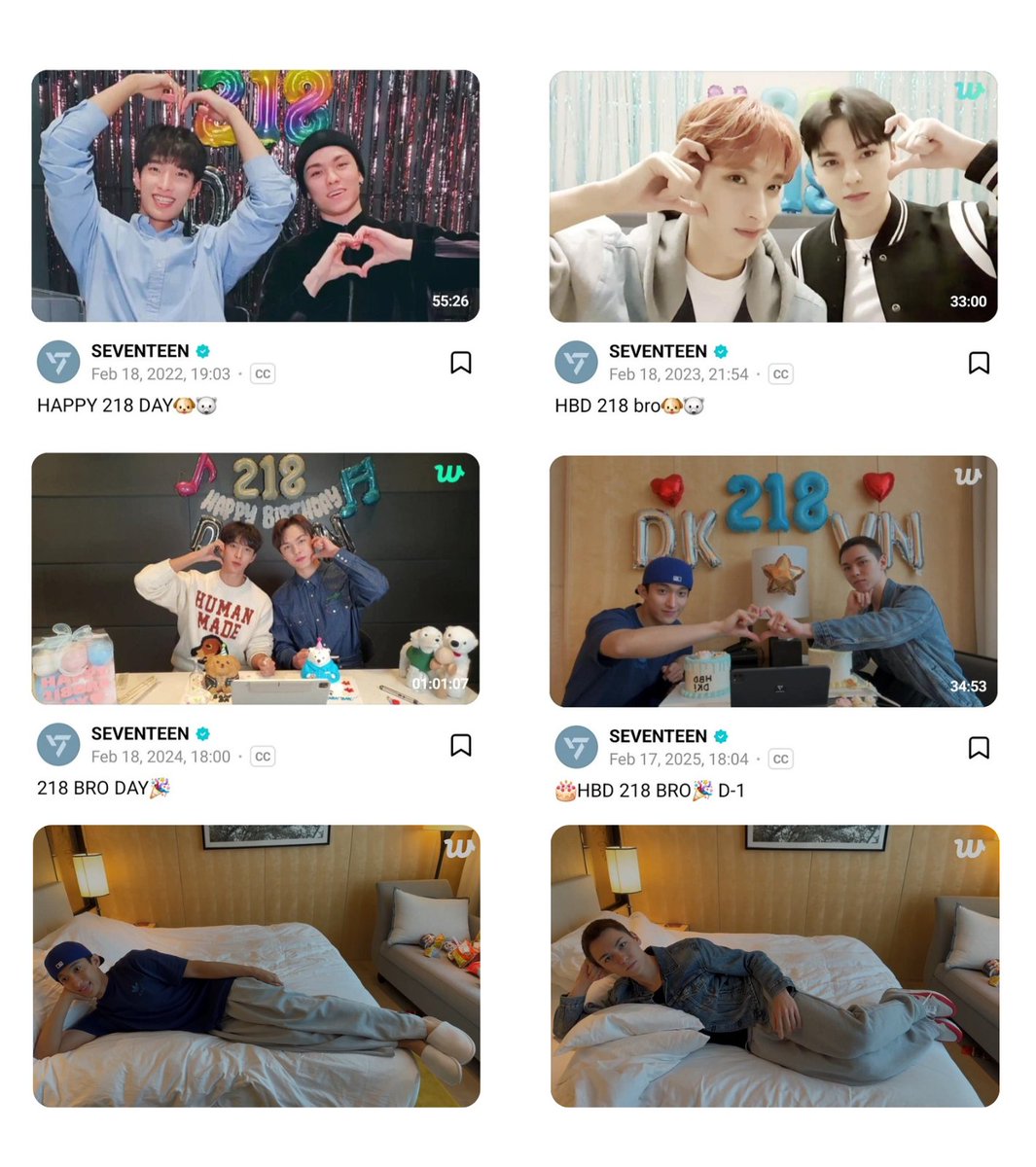 this is what i will miss every 18th day of february: the 218 bros birthday live together