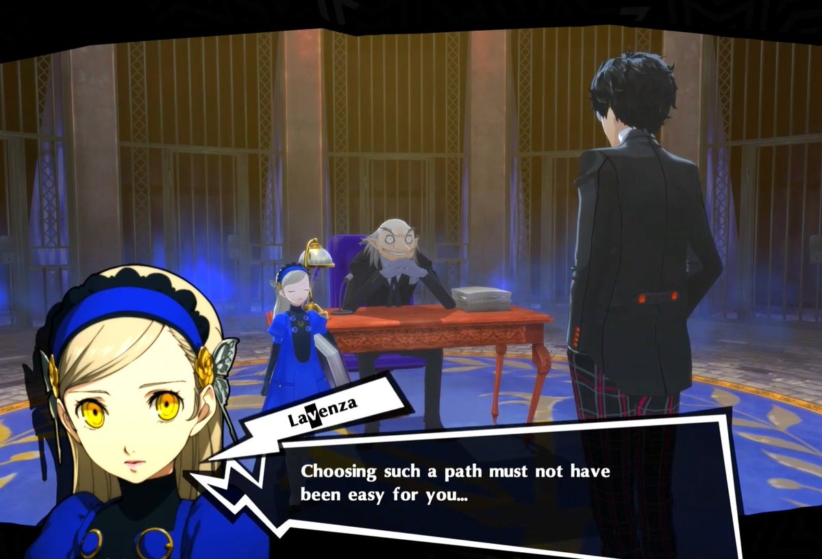 when you fuse raoul you also get dialogue about the 'chosen path' that lavenza mentions about after you beat maruki, and it makes me wonder if joker was also initially intended to have an awakening on 2/2, which would give even more of a reason for raoul to look like that, right