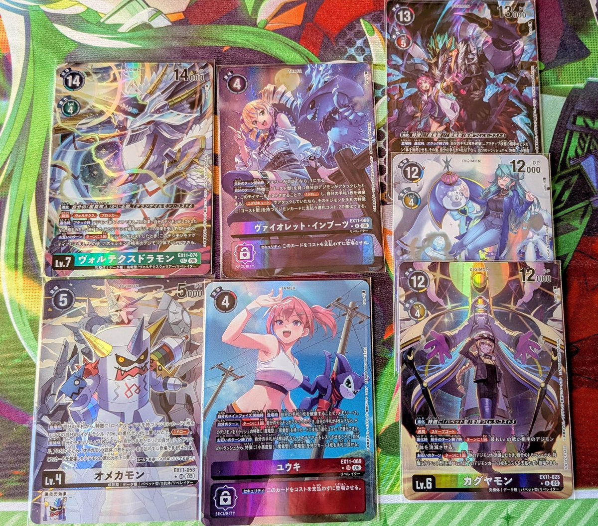 今日来た追加の3箱 ヴォルテクスドラモン1枚出て生きた パラレルも