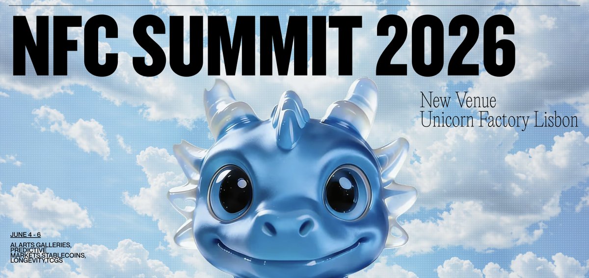 Excited to join <a href="/NFCsummit/">NFC SUMMIT - JUNE 4-6 2026 - LISBON</a> in Lisbon with the <a href="/NOMADZxyz/">Nomadz 🧳</a> team. 
Who is coming?