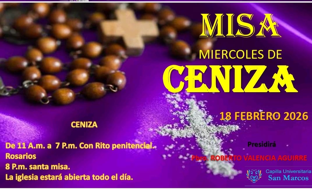 La Cuaresma es un tiempo espiritual fuerte, que invita a nuestro corazón a la sinceridad,  el examen de conciencia y la oración. La ceniza en la frente reconoce la frágil condición humana y la grandeza de Dios. Miserere Deus! Quita nuestras culpas!