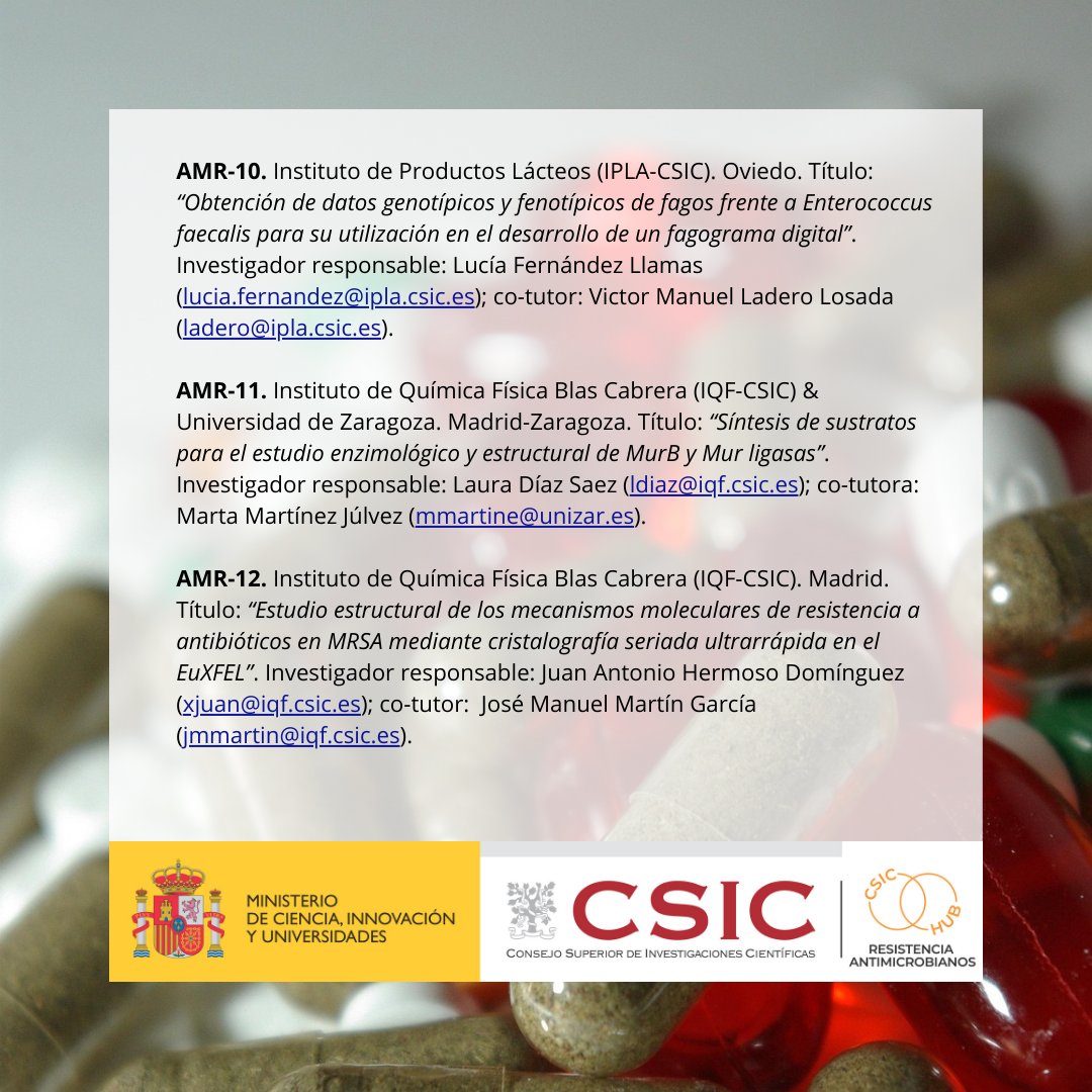 Antimicrobianos Hub CSIC tweet media
