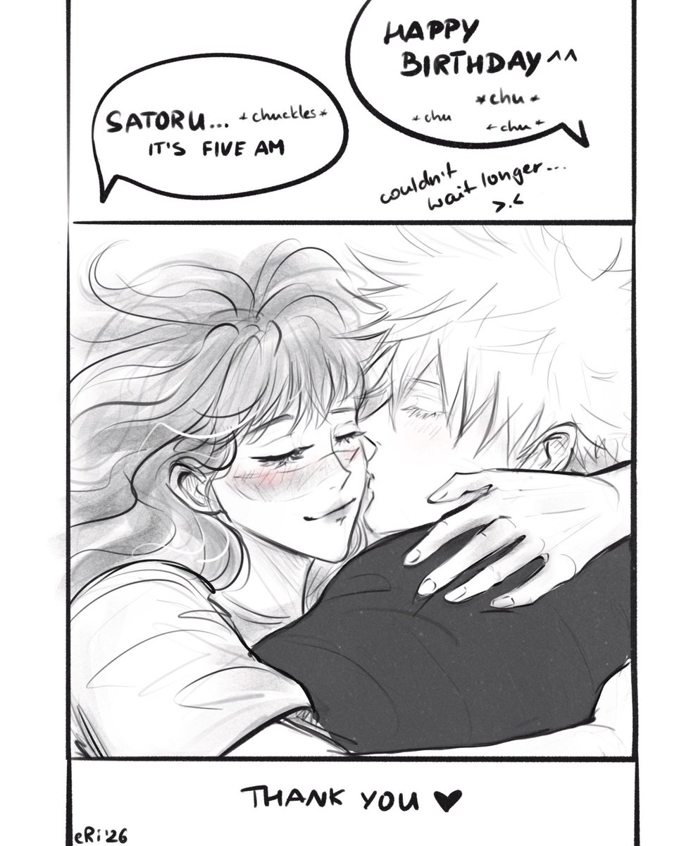 she deserves all the kisses ❤️❤️

#gojohime <a href="/utahimeweek/">Utahime Week 2026 - Jujutsu Kaisen</a> 
#Utahimeweek2026