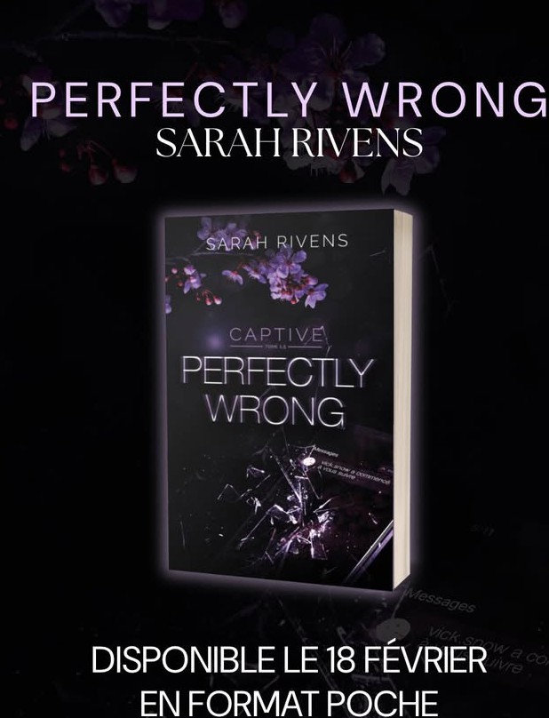 aa_btw's tweet photo. Happy Perfectly Wrong day! 💜 
#captive @SarahRivens https://t.co/qvktn6uD99