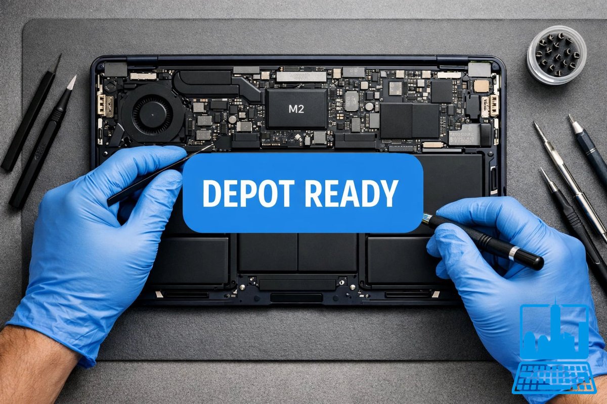 NYComputerHelp's tweet image. Depot Ready: Midtown NYC business fleet repairs. MacBook Air (M2, 2022, Model A2681) logic board service and hardware refreshes. Faster than retail routes. Zero downtime.
#MacBookRepair #NYCIT #AppleSupport #BusinessTech #NYCComputerHelp