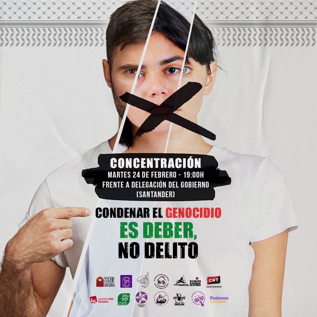 CInterpueblos's tweet photo. 🇵🇸La #LeyMordaza sigue criminalizando la protesta pacífica. Durante la #VueltaCiclista, activistas han sido identificadas y sancionadas por ejercer derechos fundamentales y denunciar el blanqueo de violaciones de derechos humanos y el #GENOCIDIO contra el pueblo palestino. https://t.co/ApaiMiZz2s