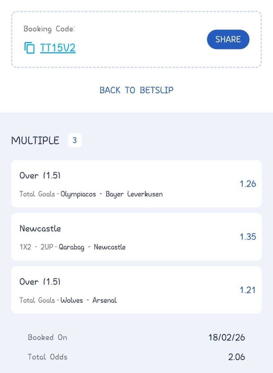 Ada_Daddyya's tweet photo. 2, 2 &amp; 3 Odds On Betking 

TT15V2 (2 ODDS)
N82EYP (2 ODDS)
HB2Y45 (3 ODDS)

Don't have an account on Betking?
Register here 👉 https://t.co/wIkDAWvsgk

View my bets here 👉 https://t.co/qmR7rHAHGO https://t.co/odbY7qiS6v