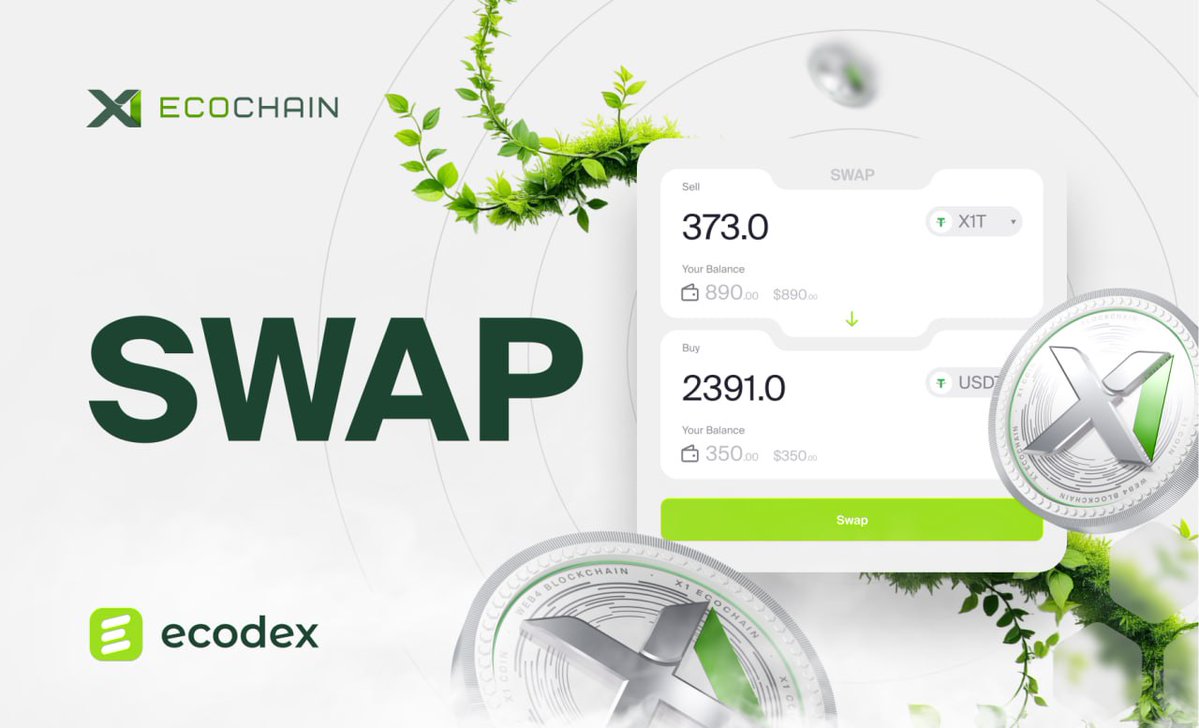 X1 EcoChain tweet media