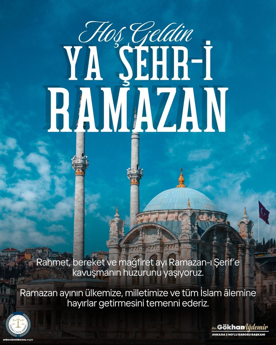 Hoş Geldin Ya Şehr-i Ramazan

Rahmet, bereket ve mağfiret ayı Ramazan-ı Şerif’e kavuşmanın huzurunu yaşıyoruz.

Ramazan ayının ülkemize, milletimize ve tüm İslam âlemine hayırlar getirmesini temenni ederiz.