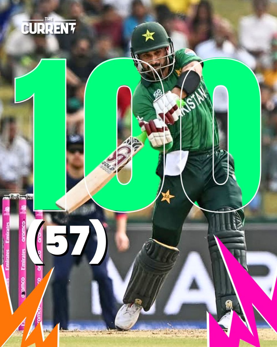 TheCurrentPK's tweet image. Sahibzada Farhan hits his maiden T20I century against Namibia, becoming only the second Pakistani batter to score a hundred at the ICC Men's T20 World Cup. 🇵🇰🏏💯

#TheCurrent #PAKvsIND #T20WorldCup2026 #SahibzadaFarhan