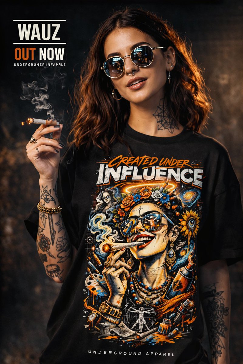 _wauz_'s tweet photo. They said “don’t create under influence.”
We said… bet.🔥

The “Created Under Influence” tee just dropped and it’s going crazy.

💸 NOW: $20.63
 $27.50 (25% OFF)
⏳ 25% off ends soon.

https://t.co/a97qze7Rki

#Streetwear #GraphicTees #TshirtDesign #SaleAlert https://t.co/Ir2K0G1nBV
