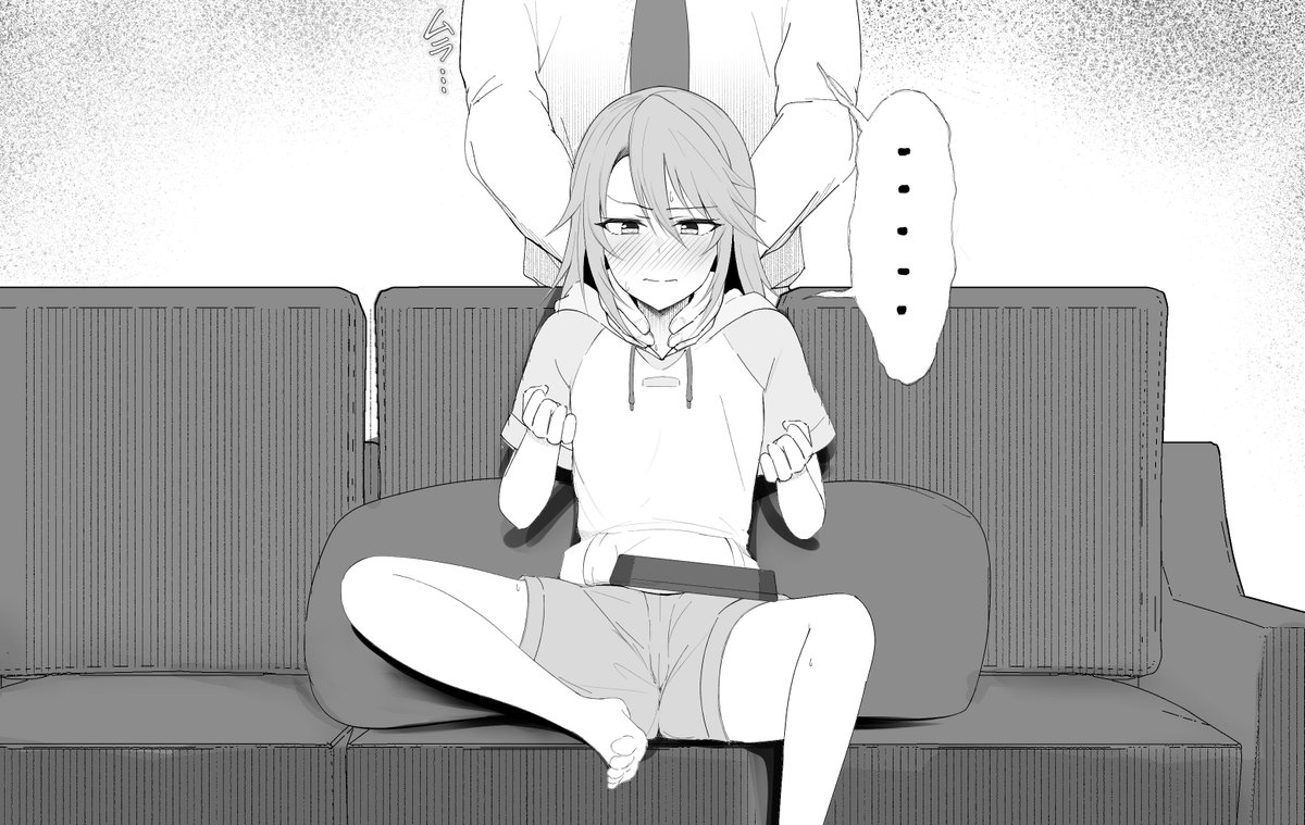 冷えた手を晴で温める絵です (1) 