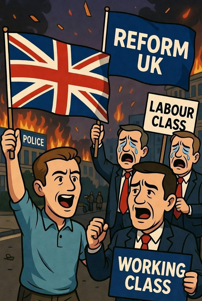 JustWaine22's tweet photo. #ReformTrain #TakeBackControl #PeoplesArmy #BritainFirst @Nigel_Farage @TiceRichard @RobertJenrick @SuellaBraverman @ZiaYusufUK @reformparty_uk https://t.co/KdoVgOiPnv