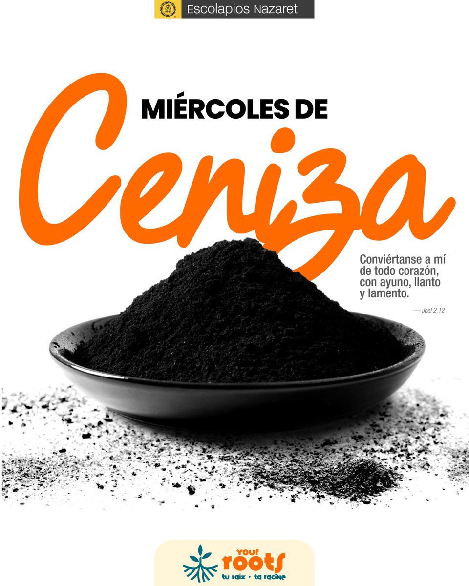 Scolopi_Nazaret's tweet image. #18deFebrero #MiércolesdeCeniza #Cuaresma2026 | “Todo camino de conversión comienza cuando nos dejamos alcanzar por la Palabra y la acogemos con docilidad de espíritu. 
:::::::::::::::::::::
#YorRoots #Calasanz #TuRaíz #ColegiosCalasanz #PadresEscolapios #Conversión