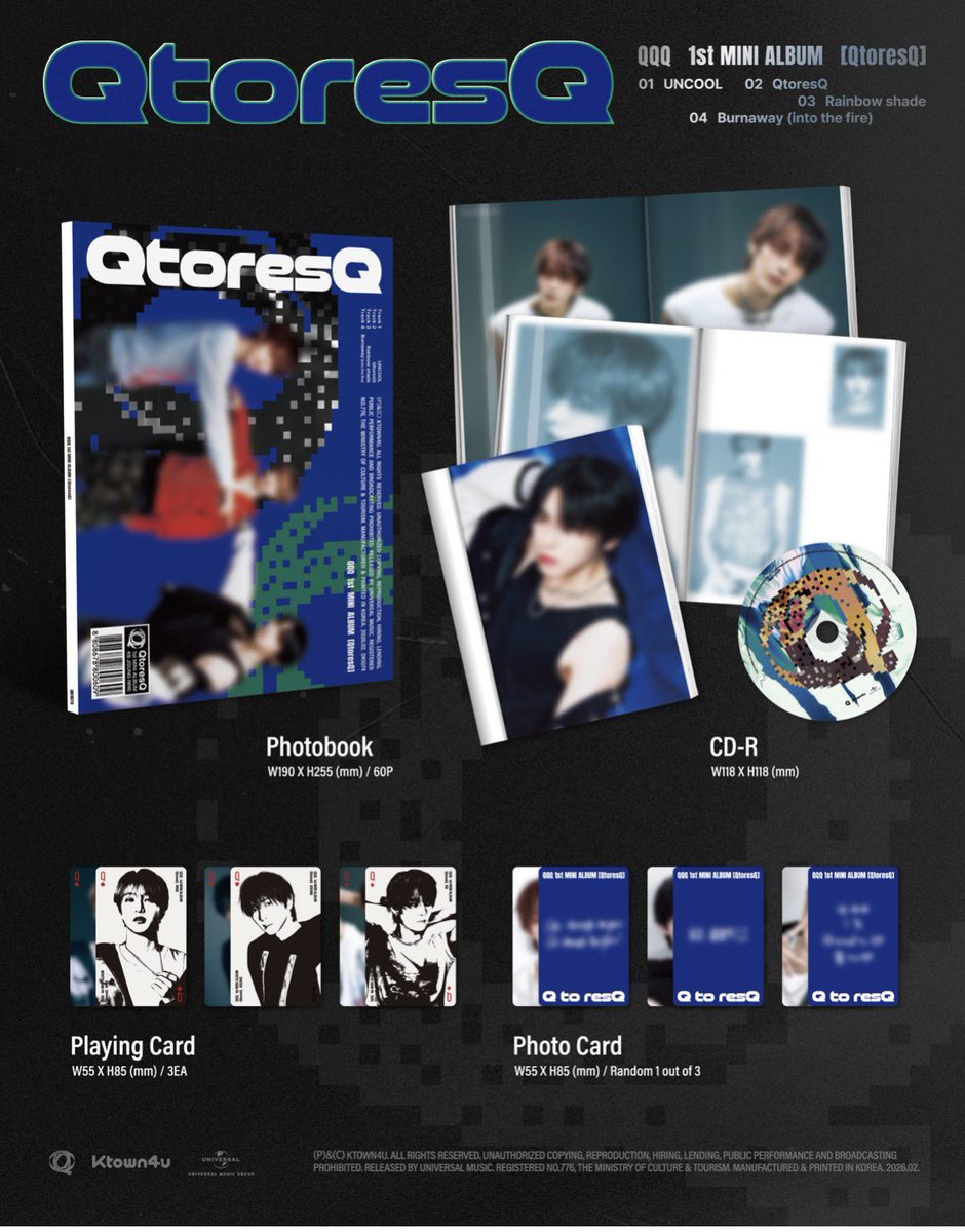 OnlyOneOf_PHL's tweet photo. PH GO | INTEREST CHECK

QQQ "QtoresQ" Debut Mini Album

Sealed with random POB: P1200 
Sealed: P950 all in (no POB)

DOO: Feb 26 
DP: P100
DOP: Upon Arrival 

*will proceed with at least 3 claims* 🙏

#QQQ #KB #JISUNG #NINE #QtoresQ https://t.co/1G2B4amBn0