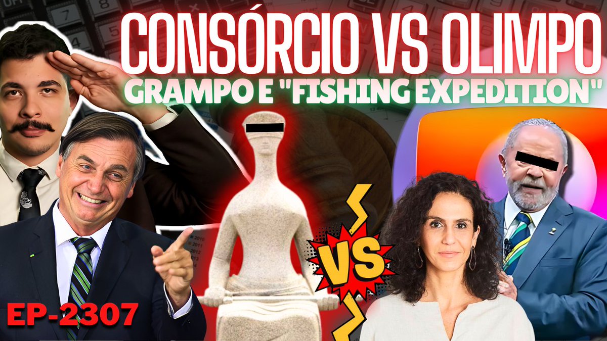 Vazamentos: Consórcio vs Olimpo + Grampo e "Fishing Expedition" + As PERGUNTAS Sem RESPOSTA
youtu.be/G5cC3i9Vxao