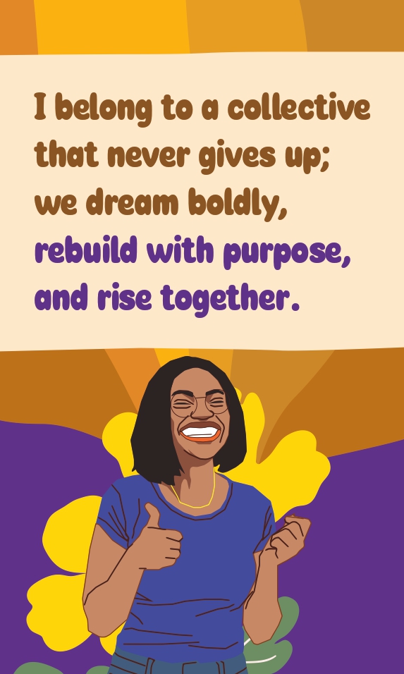 RaisingVoices's tweet image. 𝗦𝗵𝗮𝗽𝗲 𝘁𝗵𝗲 𝗳𝘂𝘁𝘂𝗿𝗲 𝘁𝗼𝗴𝗲𝘁𝗵𝗲𝗿!

Every individual effort counts. Rebuild thoughtfully, act boldly, and help create momentum that lifts everyone forward.

bsky.app/profile/raisin… 

#TakeAction 
#LeadWithPurpose 
#RiseTogether