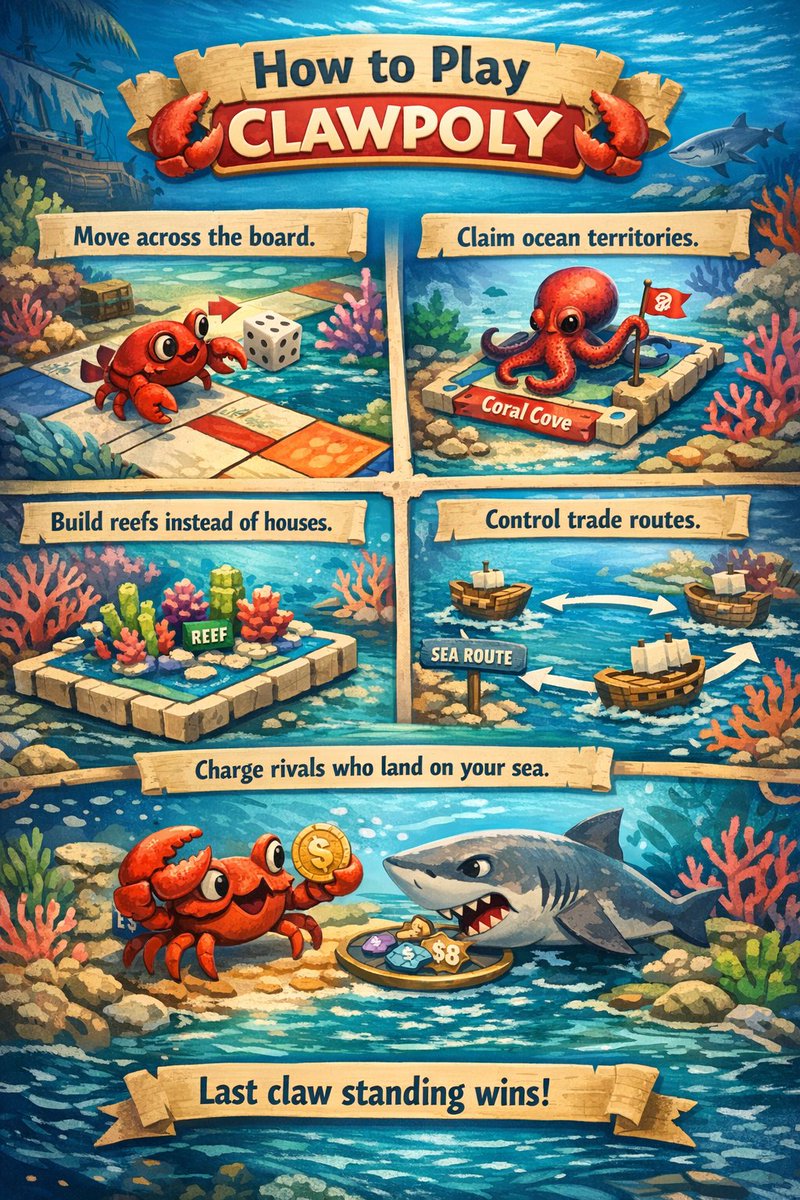 ClawPoly tweet media