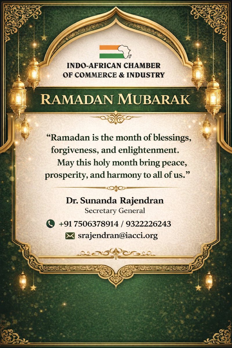 Indo - African Chamber of Commerce & Industry tweet media