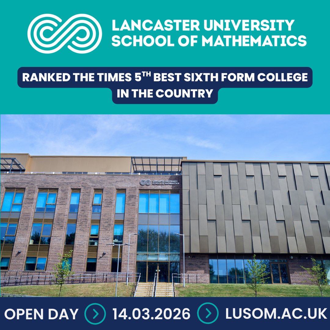 Lancaster University School of Mathematics tweet media