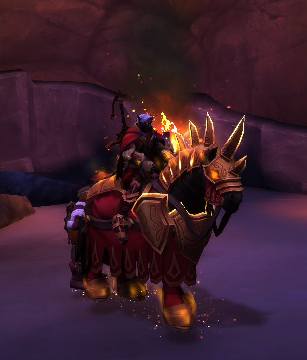 Tzao96's tweet photo. Help me understand the logic here, why does the blood elf's paladin horse have andupdated model in the spell Divine Steed but the normal mount still has the old model. https://t.co/Q30Dy8KogB
