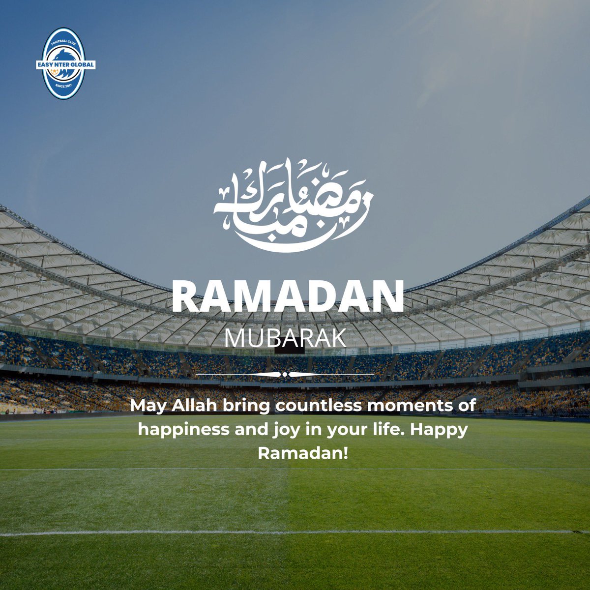 A month of reflection, discipline, and mercy.
May our prayers be accepted, our hearts be purified, and our homes be filled with peace.

Wishing everyone a blessed and rewarding Ramadan.
Ramadan Mubarak 🌙✨

#EasyNterGlobalFC 
#NterTheFuture
#FootballDreams
#TalentDevelopment