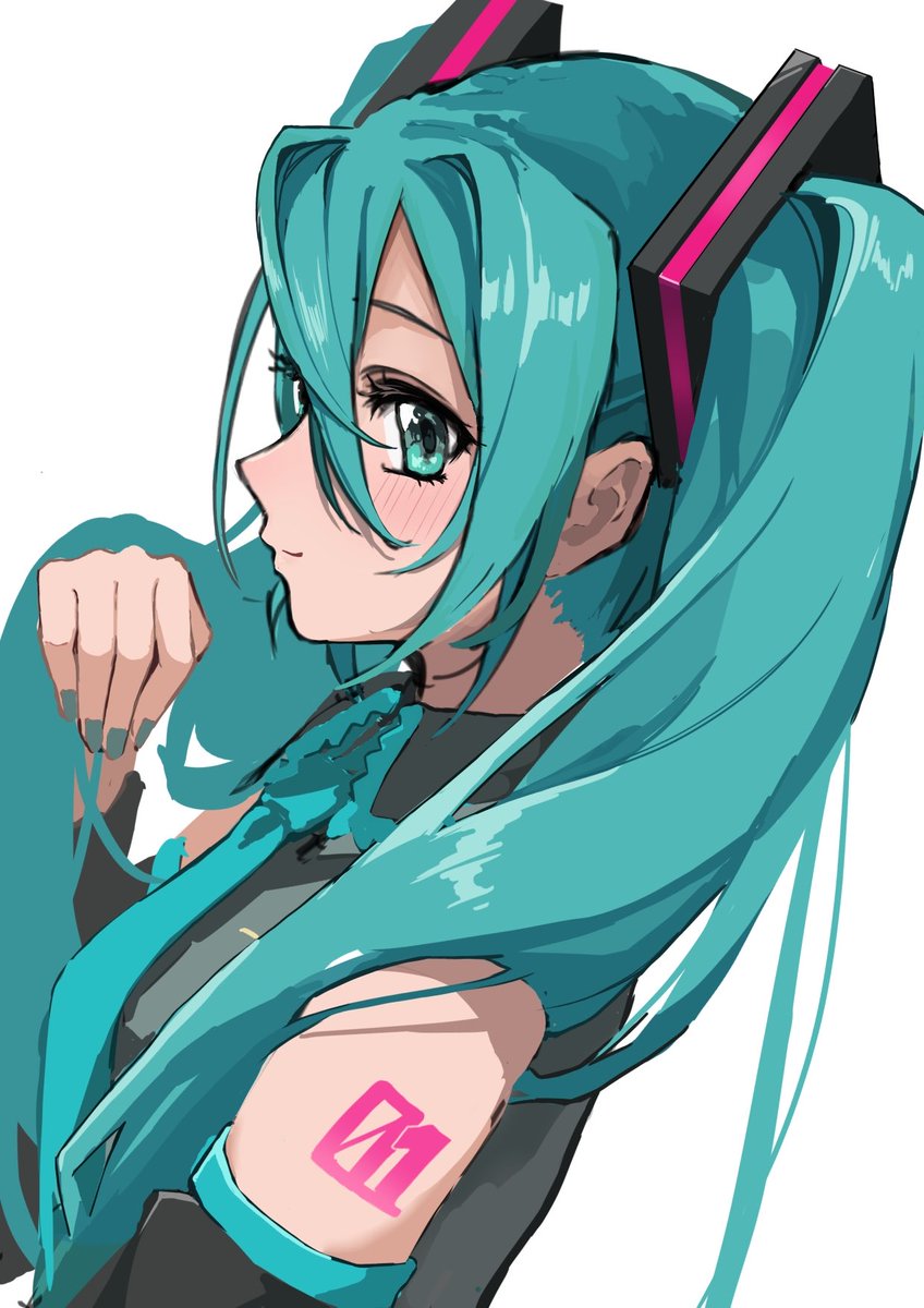 【39ミク】　さらさらヘア　#初音ミク