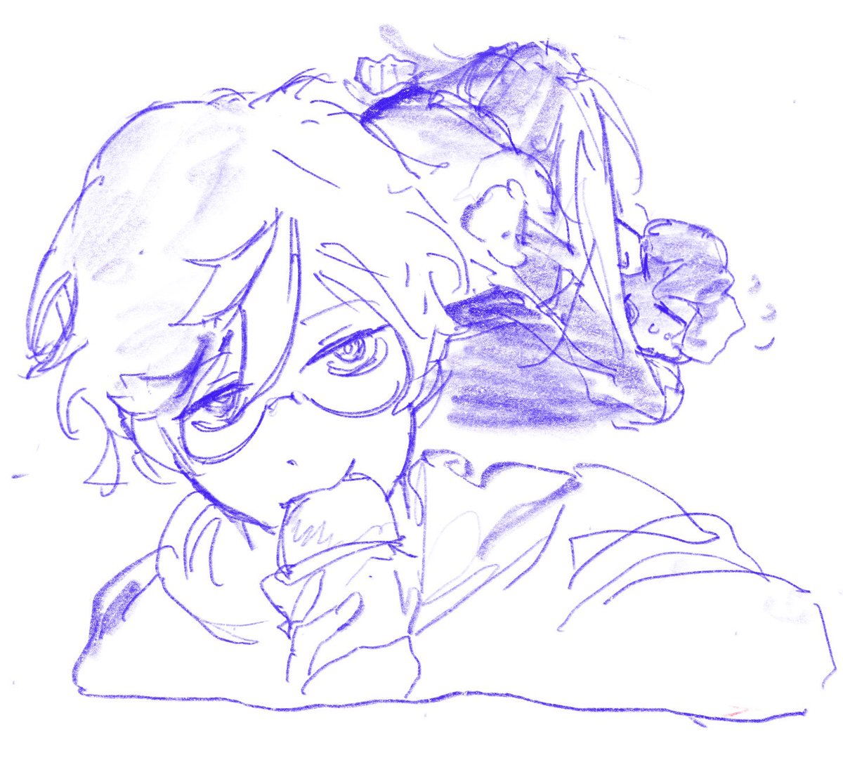 mischan__'s tweet image. love to drew some silly things