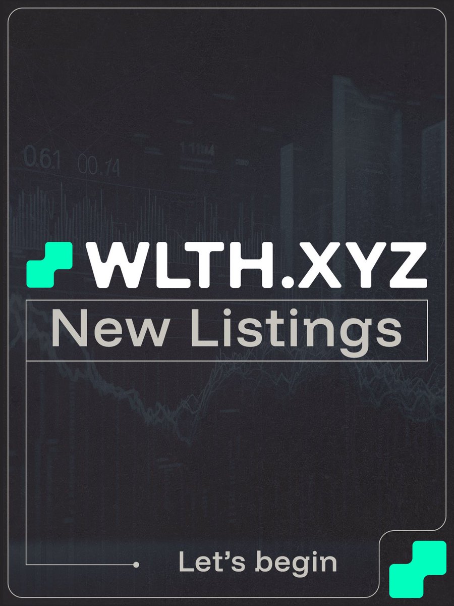 We dropped 3 brand new pre-IPOs on WLTH today 🚨

Check them out now and get in early. 🧵