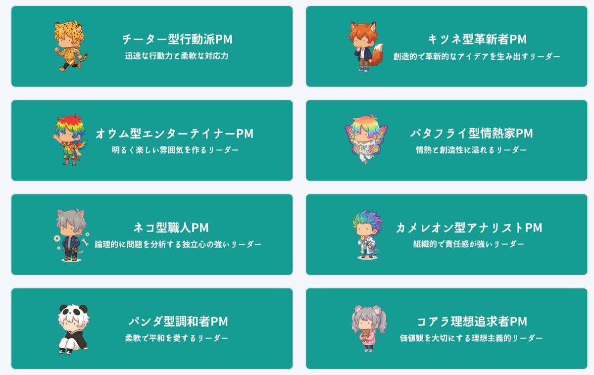 suh_sunaneko's tweet photo. PMタイプ診断アプリを作りました！

登録不要で無料なので、プロジェクトマネジメントしている方は是非一回遊んでみてください。

結果も是非シェアしてくれたら嬉しいです。 https://t.co/bQmDoy0fGQ