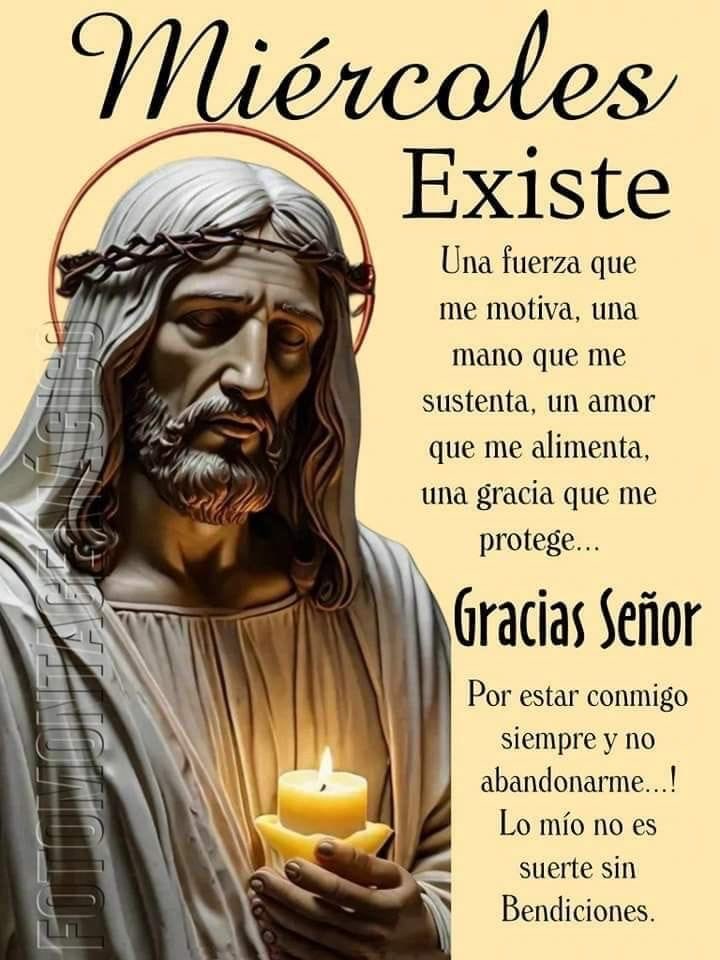 Padre Celestial gracias por estar con nosotros siempre y no abandonarnos, lo nuestro no es suerte, son bendiciones. Eres la fuerza que nos motiva, la mano que nos sustenta, el amor que nos alimenta y la gracia que nos protege