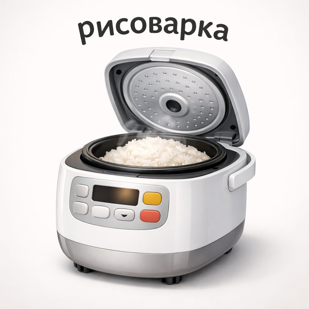 家電から連想して動詞を覚える②

日本人には欠かせないрисова́рка「炊飯器」。この名詞からはвари́ть「ゆでる、煮る」という動詞を連想できます。ちなみに多機能炊飯器（マルチクッカー）はмультива́ркаといいます。この先、さらに便利な調理家電が現れるかもしれませんね。