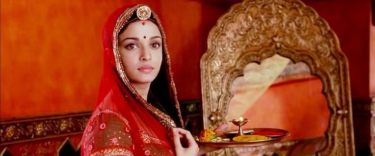 aishwarya rai bachchan as jodha.

- jodhaa akbar (2008)