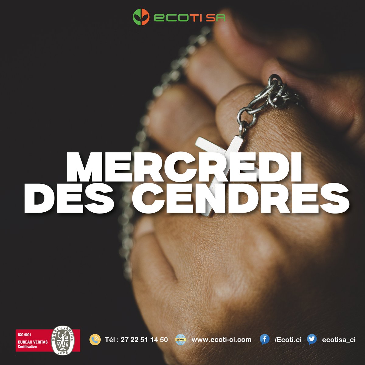 Cette année nous offre un moment de partage, de fraternité et de bienveillance avec le démarrage simultané du Carême Musulman et Chrétien.

Que ce moment sacré nous inspire : partage, pardon, solidarité et propreté de nos quartiers.
#Ecotisa #cotedivoire #Abidjan