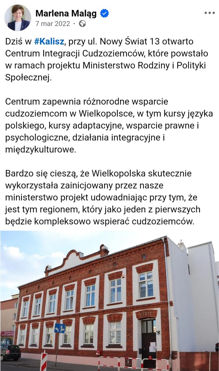 Nie budujemy Centrów Integracji Cudzoziemców!

Nie ma nowego programu.
Nie ma nowych decyzji.
Nie ma żadnej „tajnej operacji”.

📌 Koncepcja powstała w 2017 r. – za rządów Prawo i Sprawiedliwość 
<a href="/pisorgpl/">Prawo i Sprawiedliwość</a>.
📌 To wtedy projekt został przygotowany i finansowany.
📌 Polska nie jest