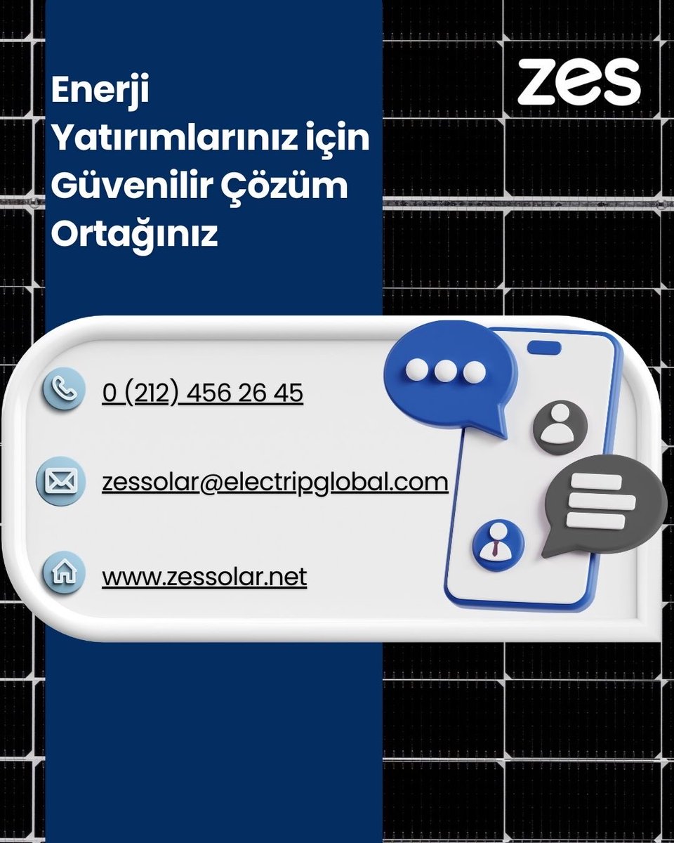 zessolar's tweet photo. Enerji yatırımlarınızda güvenilir bir çözüm ortağı arıyorsanız, biz bir telefon kadar yakınız.
 
Projelerinizde ürün tedariği ve tüm sorularınız için bize dilediğiniz zaman ulaşabilirsiniz.

#zessolar https://t.co/CISVX77D4Y