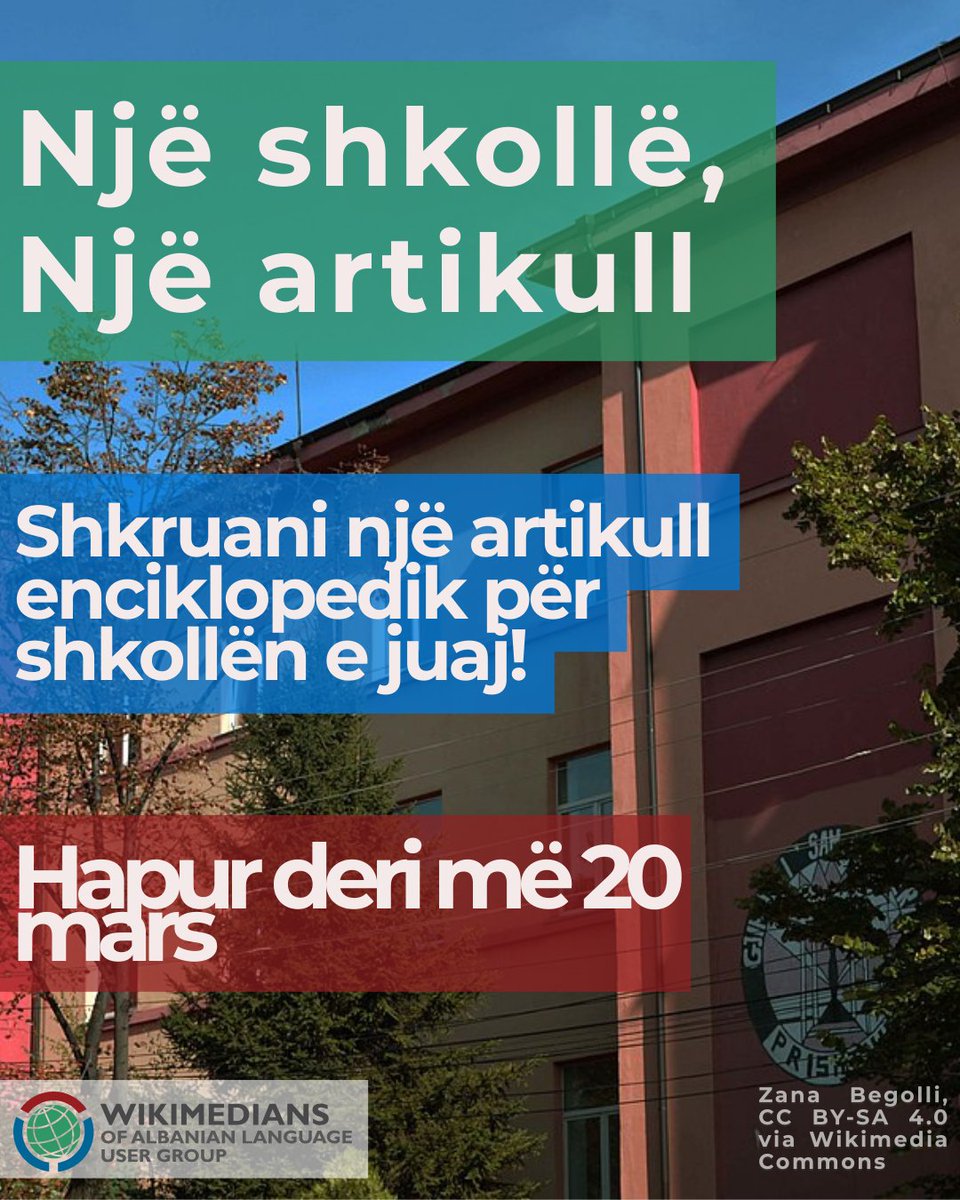 Albanian Language Wikimedians User Group tweet media