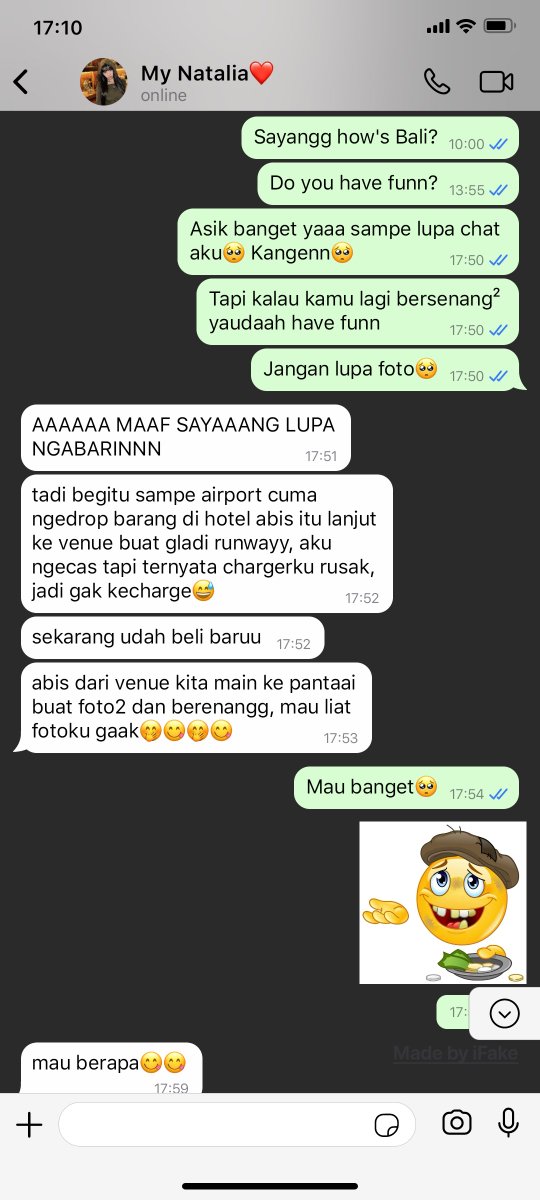 writtenbygi's tweet photo. #hyukatty one tweet au

edisi natalia ada runway di bali dan garrin gak bisa ikut karena kerja https://t.co/Uh4z3OYMWK