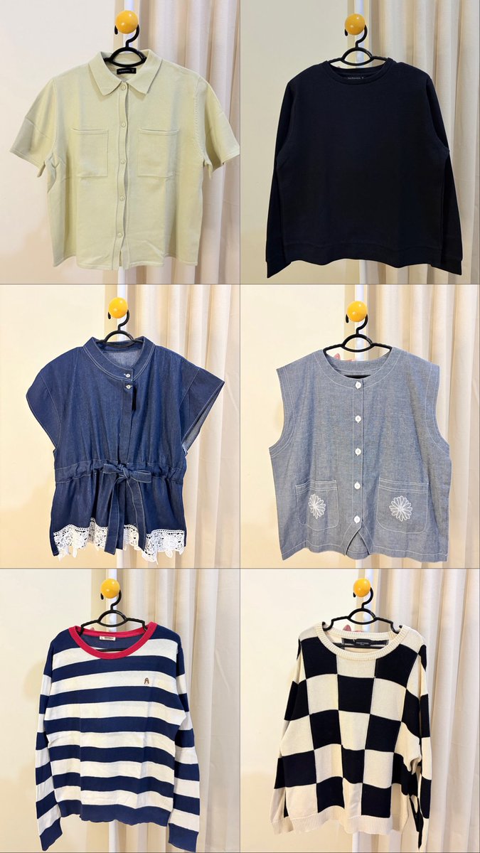 tunacado0o's tweet photo. GAIII GUYSS aku jual preloved pakaian pribadi aku mostly dipakai 2-3x aja, masih bagus bangeeet no minus sama sekali. 
harga mulai dr 40-120k aja ^^ bisa oren ya! kalo mau dm langsung aja ☝🏻 https://t.co/LAqNvr4y8B