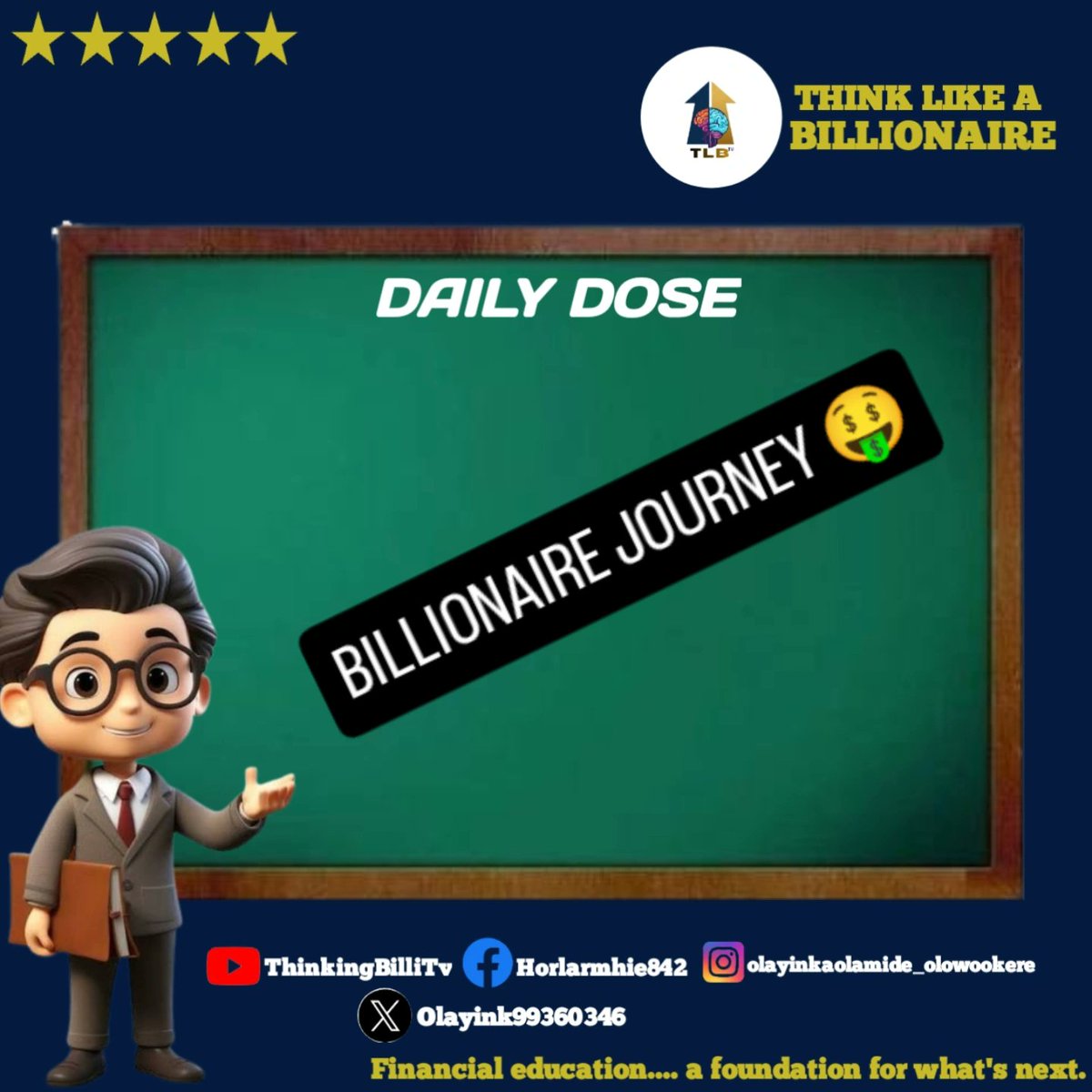 Lemme drop a bomb 💣💣 here this morning.

Did you know someone can earn 6-figures monthly and still be broke?

#FinanceDaily #ThinkLikeABillionaire #FutureTalk #BillyBabe