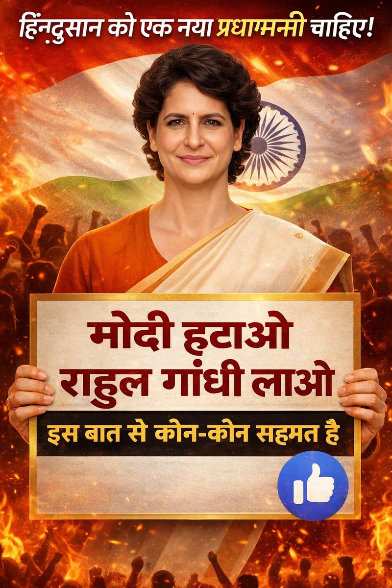 मोदी हटाओ, राहुल गांधी को लाओ 

इससे सहमत है ?
