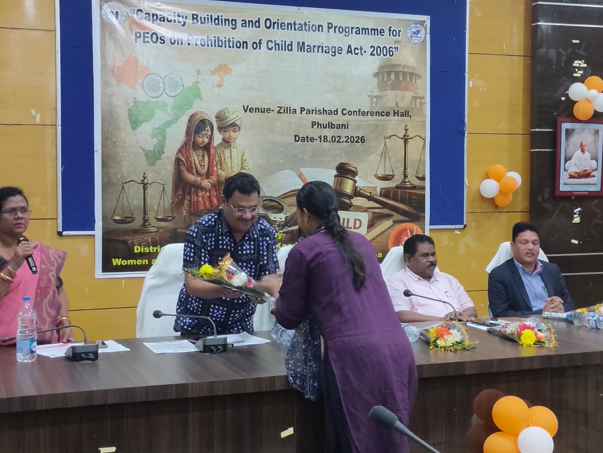 ghasirampanda's tweet photo. PEOs have been designated as CMPOs and need proper orientation and handholding to effectively perform their responsibilities.
The DCPU, Kandhamal organised the first batch of training today at Phulbani to strengthen grassroots child protection mechanisms.
#ChildProtection #CMPO https://t.co/x0Wl1VMLbD