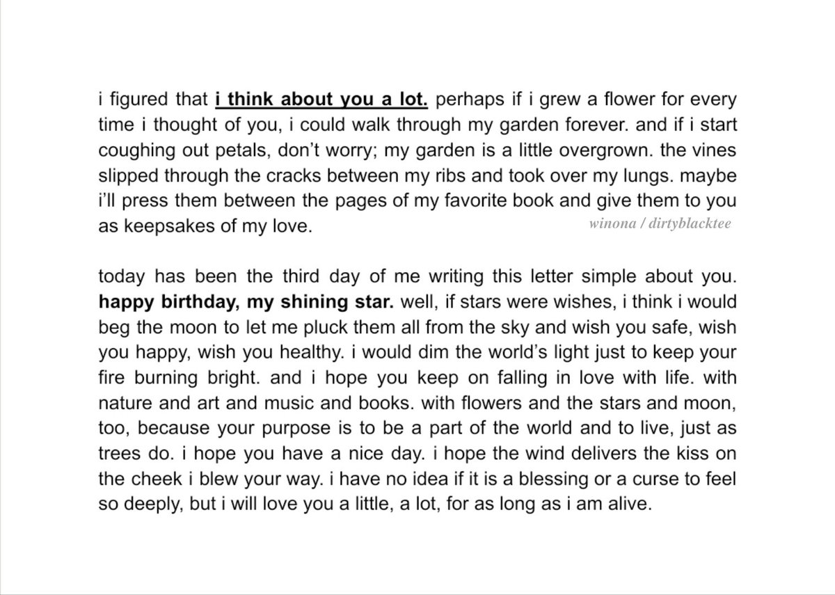 dirtyblacktee's tweet photo. sometimes words don’t easily crawl out when it comes to you… not because i have nothing to say, but because you are so much more than i could ever write. therefore, i spent three days to write this simple letter about you, my dearest, #vernon 🤍 https://t.co/3NIpL4nlys
