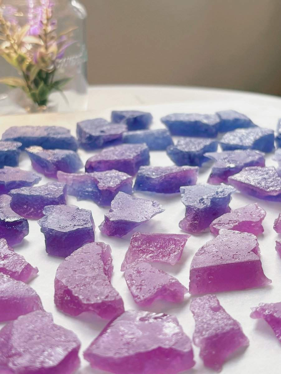 バタフライピーの琥珀糖🦋