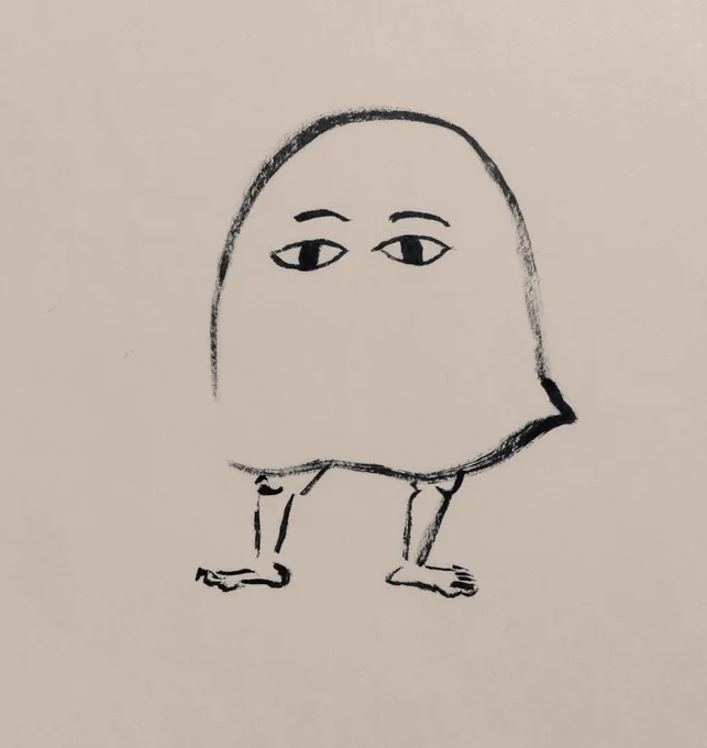 前よく描いてたメジェド神。目から
ビームを出す以外は詳細不明な神。
大好き。 