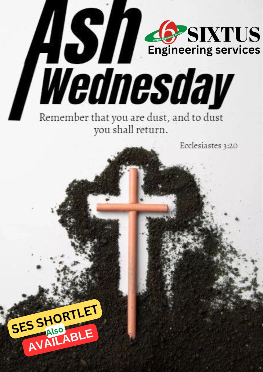 EngSixtus's tweet photo. Happy Ash Wednesday https://t.co/yAALGNqeTj