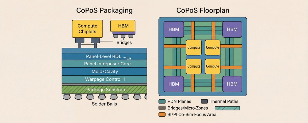$TSM $NVDA $MU $000660 Beyond CoWoS: How CoPoS Panel-Level Packaging ...