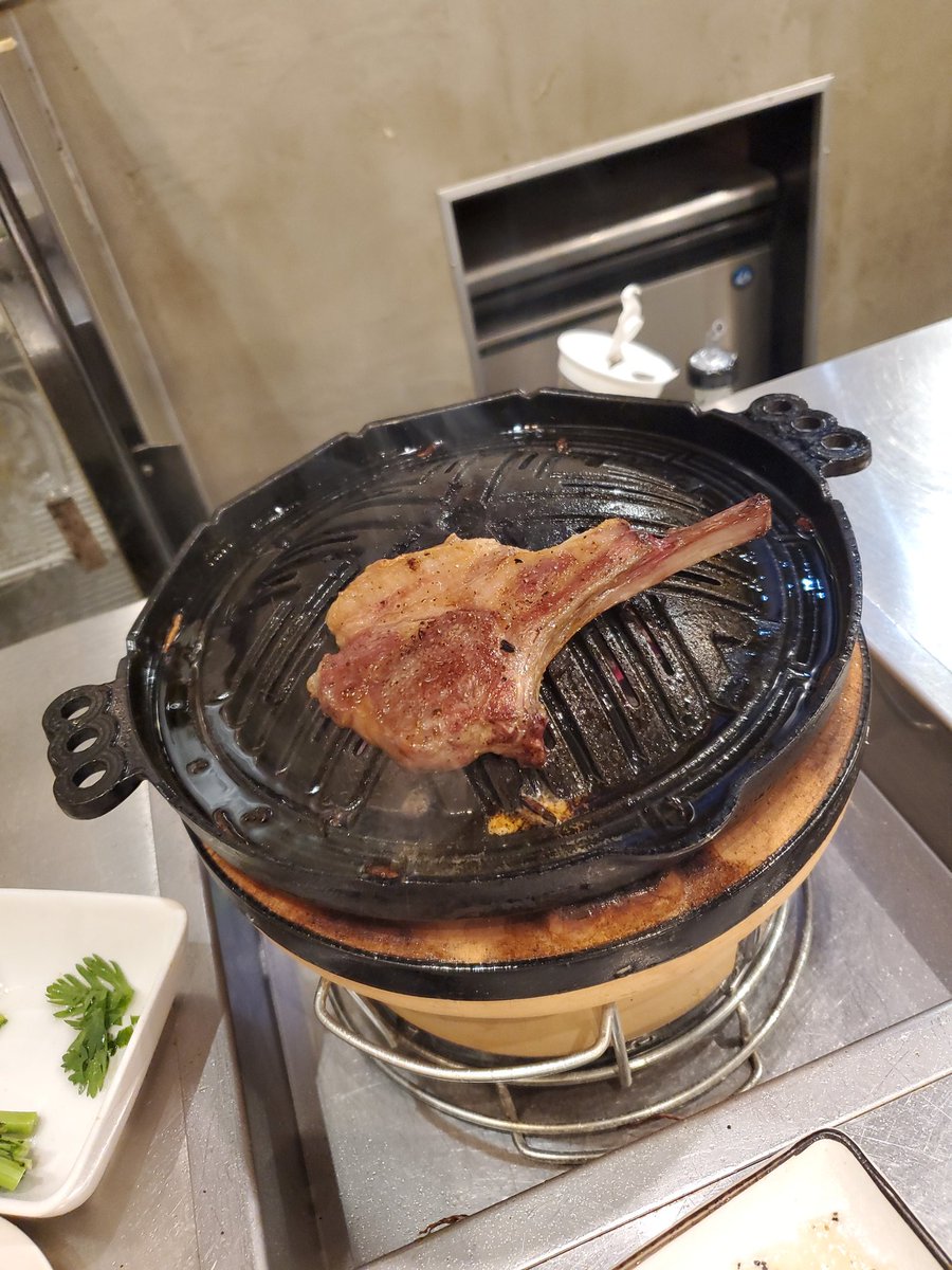 ラムチョップしたためてる時が一番ココロオドル 