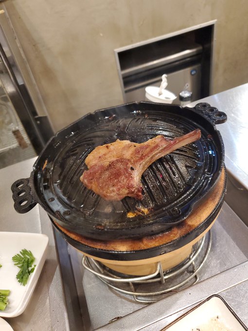 ラムチョップしたためてる時が一番ココロオドル 